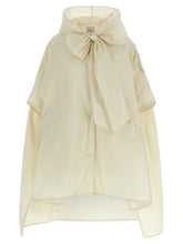 Moncler Taffeta Cape Beige