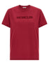 Moncler Logo Embroidery T-shirt Red