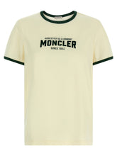 Moncler Flocked Logo T-shirt Beige
