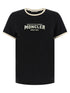 Moncler Flocked Logo T-shirt Black
