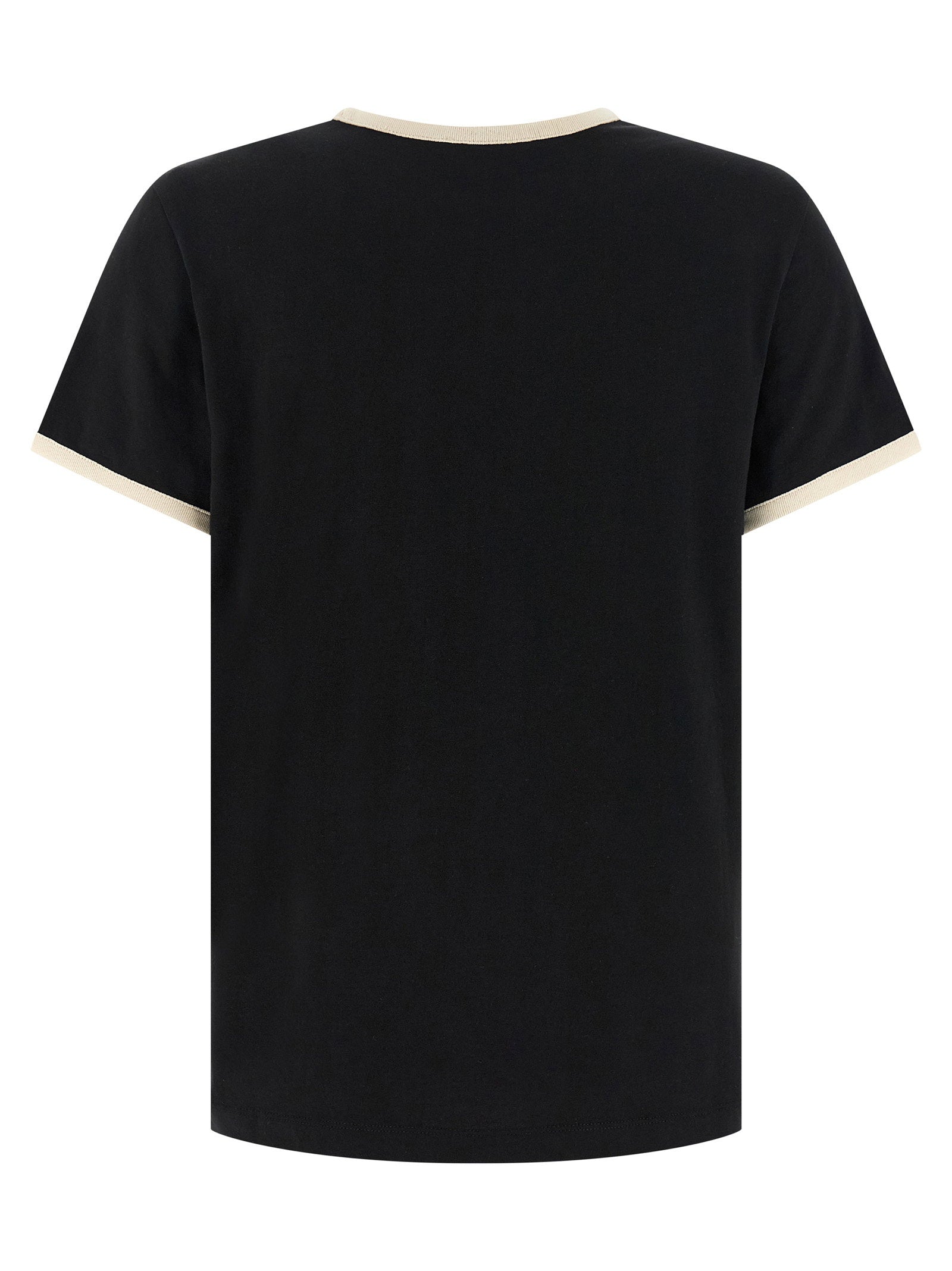 Moncler Flocked Logo T-shirt Black
