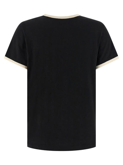 Moncler Flocked Logo T-shirt Black