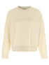 Moncler Logo Embroidery Sweatshirt Beige