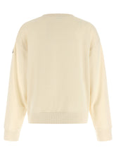 Moncler Logo Embroidery Sweatshirt Beige