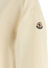Moncler Logo Embroidery Sweatshirt Beige