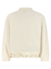 Moncler Bouclé Cardigan White