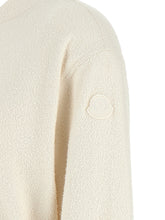 Moncler Bouclé Cardigan White