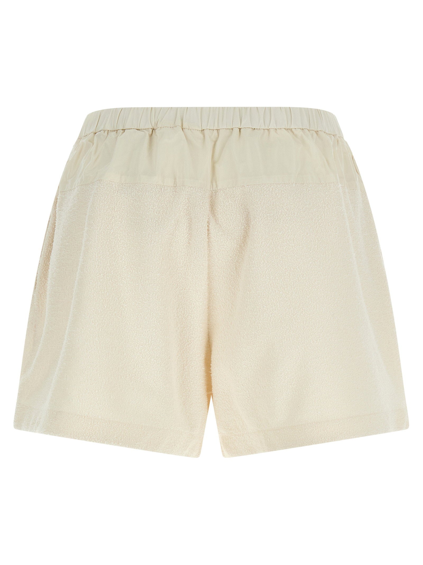 Moncler Bouclé Shorts White