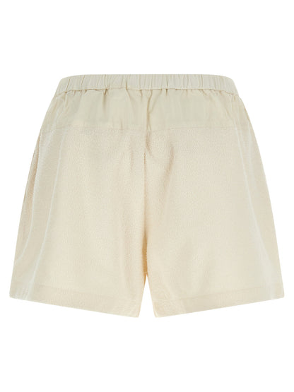 Moncler Bouclé Shorts White