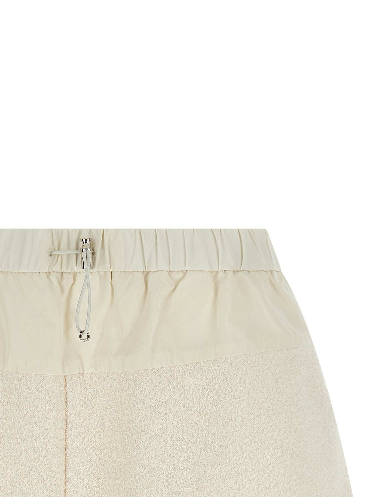 Moncler Bouclé Shorts White