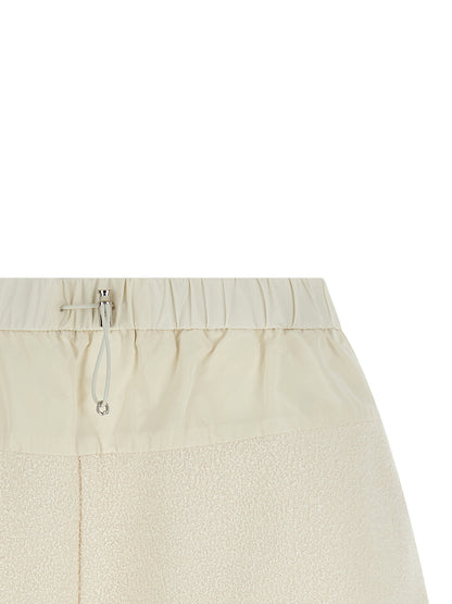 Moncler Bouclé Shorts White