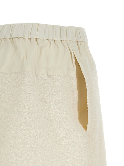 Moncler Bouclé Shorts White