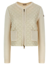 Moncler Padded Cardigan Beige