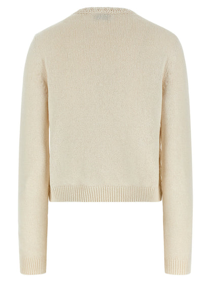 Moncler Padded Cardigan Beige