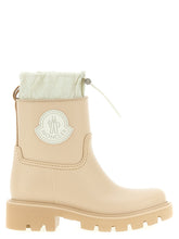 Moncler Kickstream Rain Boots Beige
