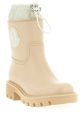 Moncler Kickstream Rain Boots Beige