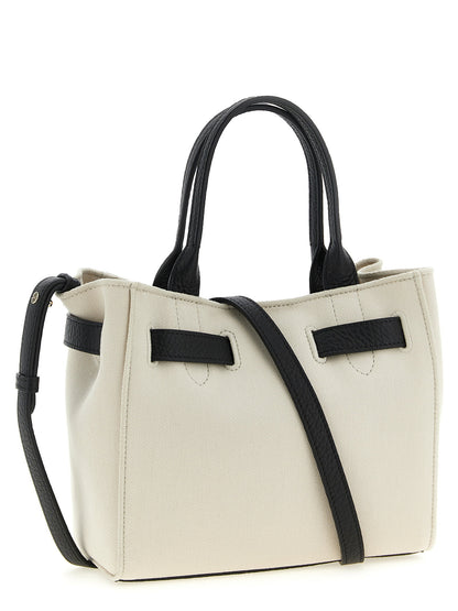 Tom Ford Small Audrey Shopping Bag White/black