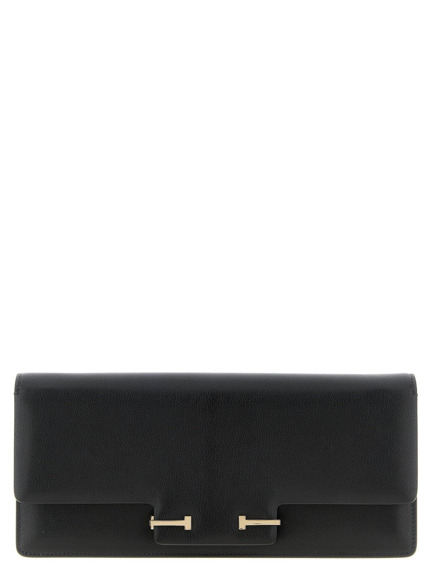 Tom Ford Supple Grain Shoulder Bag Black