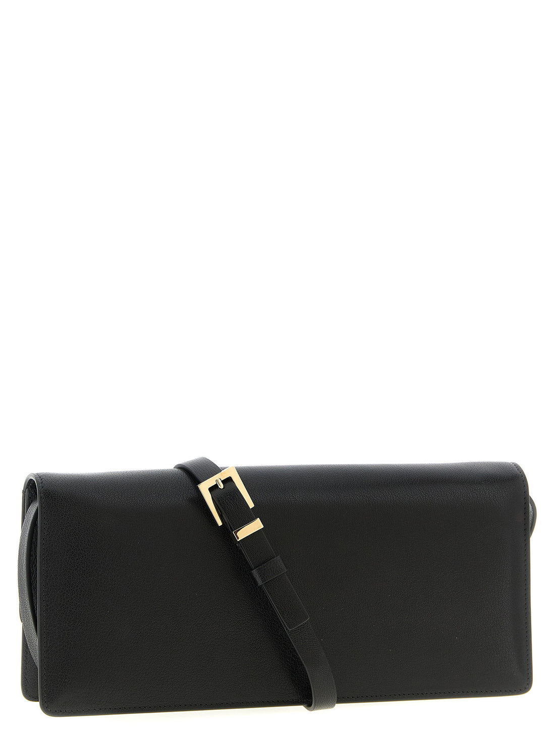Tom Ford Supple Grain Shoulder Bag Black