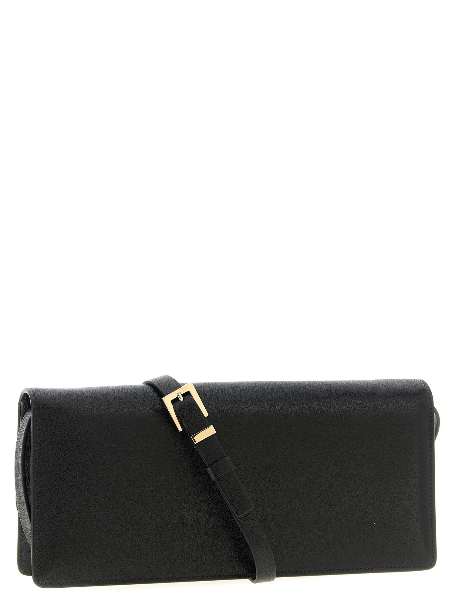 Tom Ford Supple Grain Shoulder Bag Black