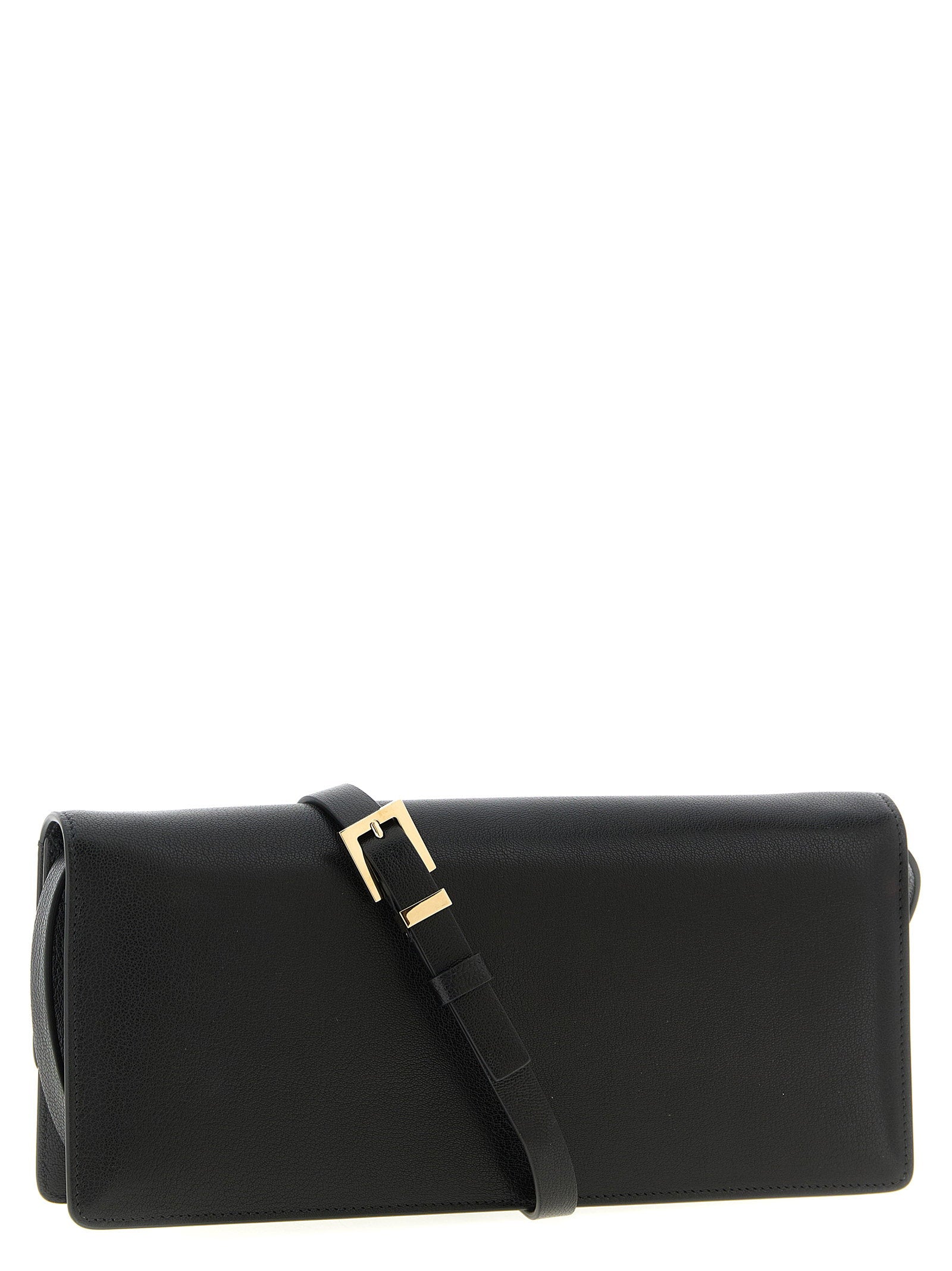 Tom Ford Supple Grain Shoulder Bag Black