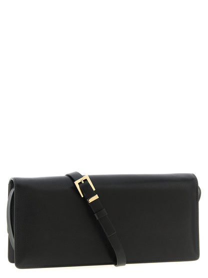 Tom Ford Supple Grain Shoulder Bag Black
