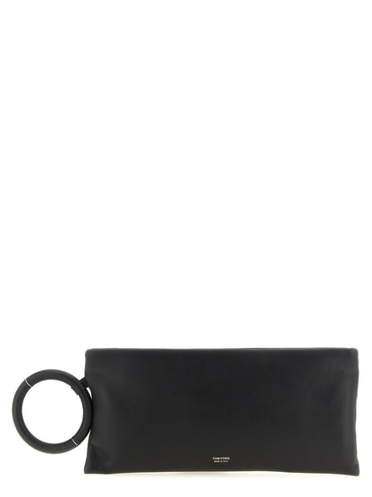 Tom Ford Nappa Leather Clutch Black
