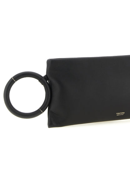 Tom Ford Nappa Leather Clutch Black