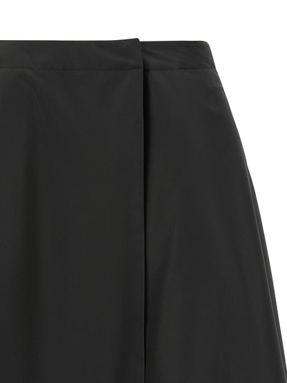 Moncler Padded Taffeta Skirt Black
