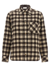 Moncler Checked Shirt Brown