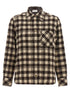 Moncler Checked Shirt Brown