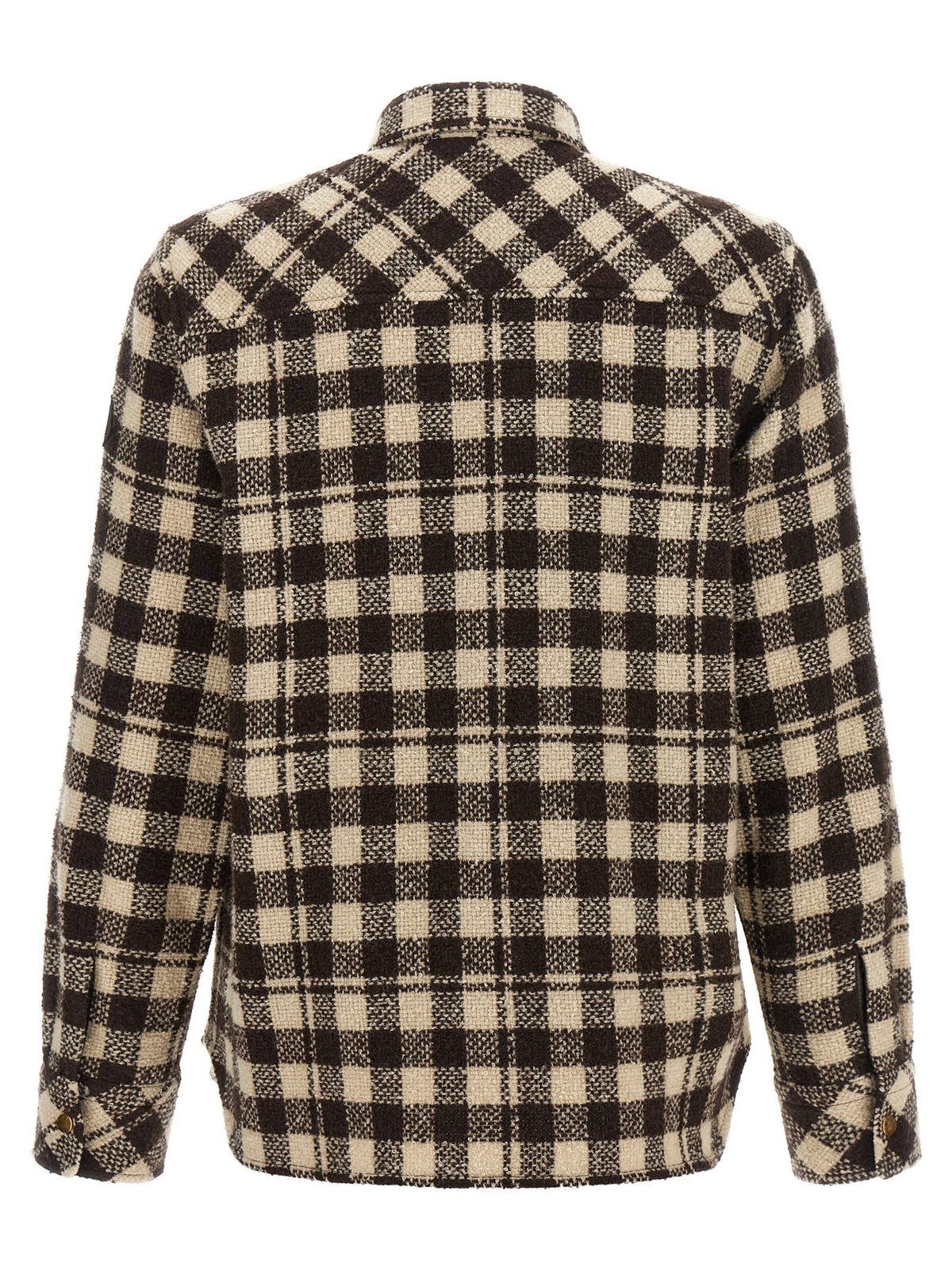 Moncler Checked Shirt Brown
