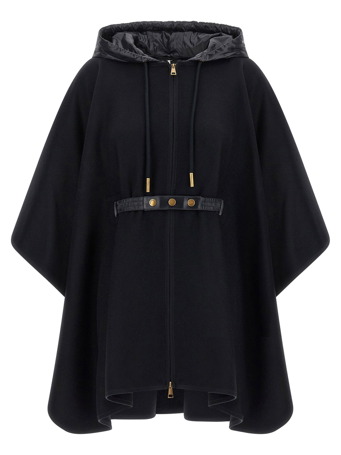 Moncler Two-material Cape Blue