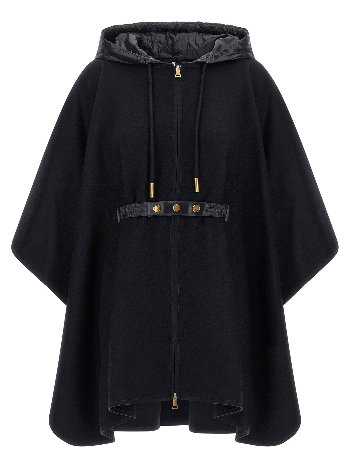 Moncler Two-material Cape Blue