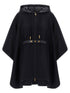 Moncler Two-material Cape Blue