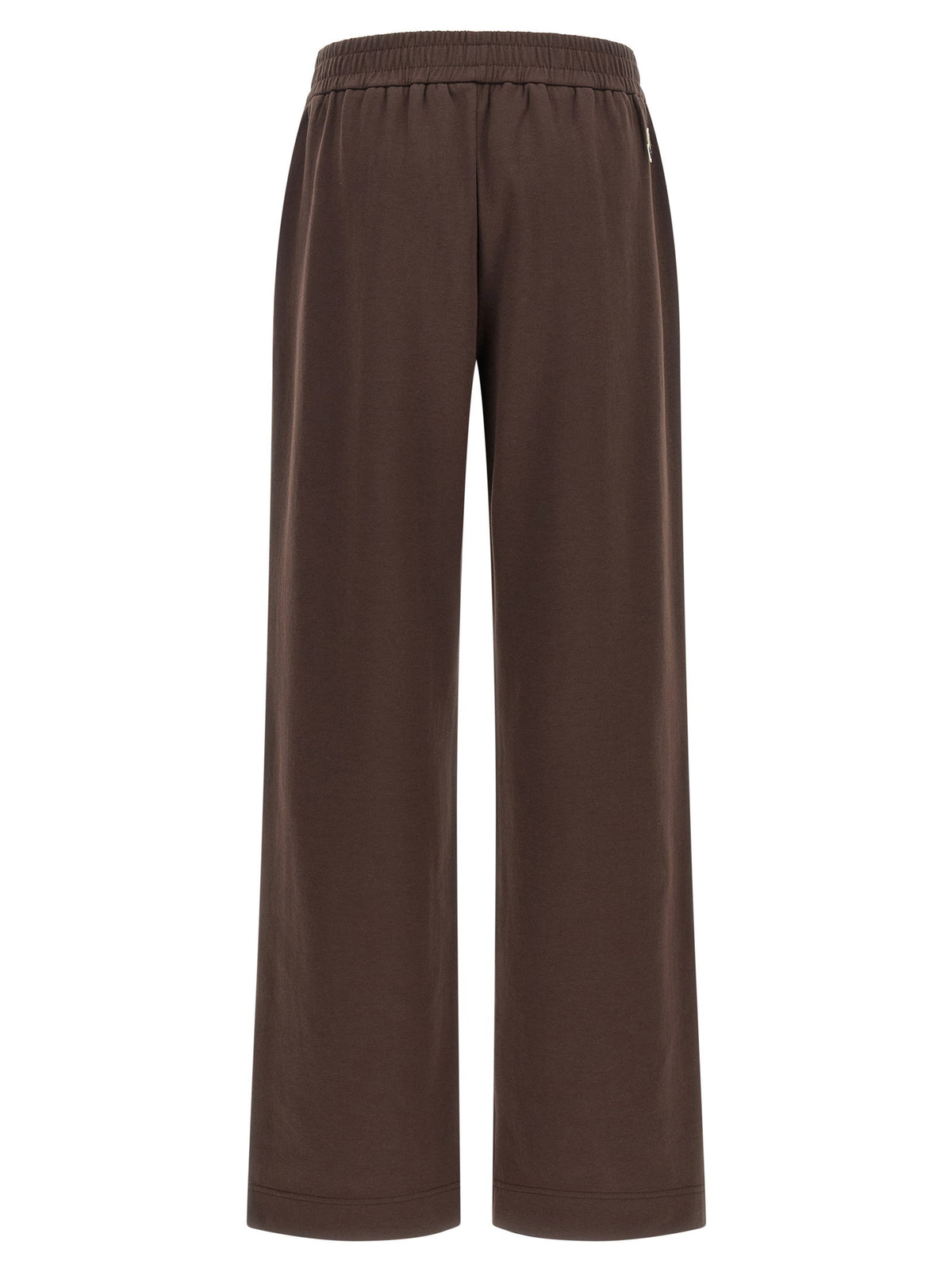 Moncler Double Knit Joggers Brown