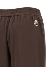 Moncler Double Knit Joggers Brown