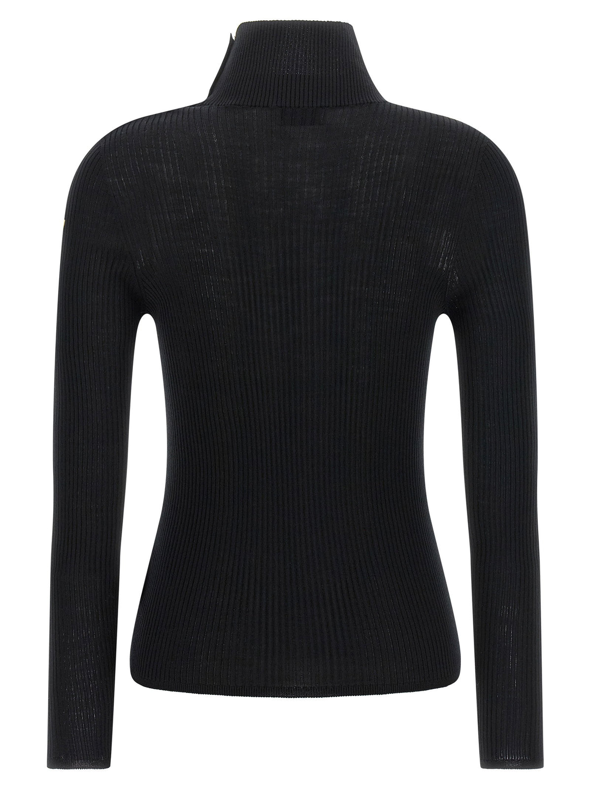 Moncler Logo Turtleneck Sweater Black