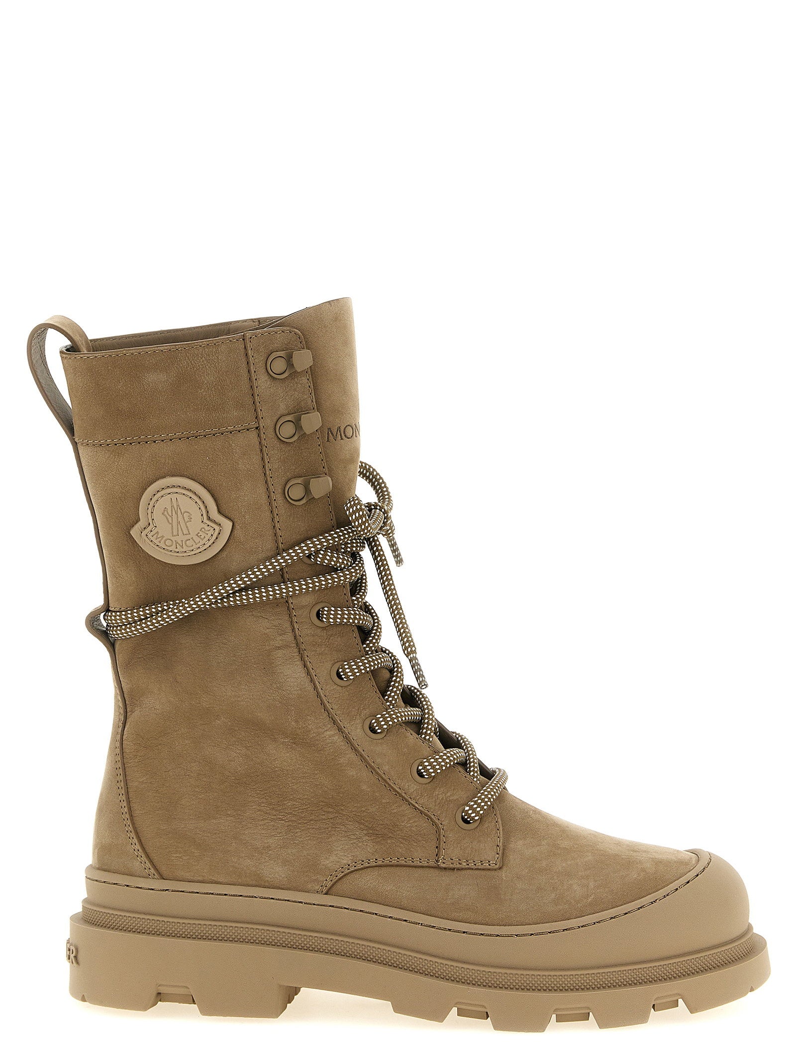 Moncler Vera High Boots Beige