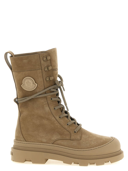 Moncler Vera High Boots Beige