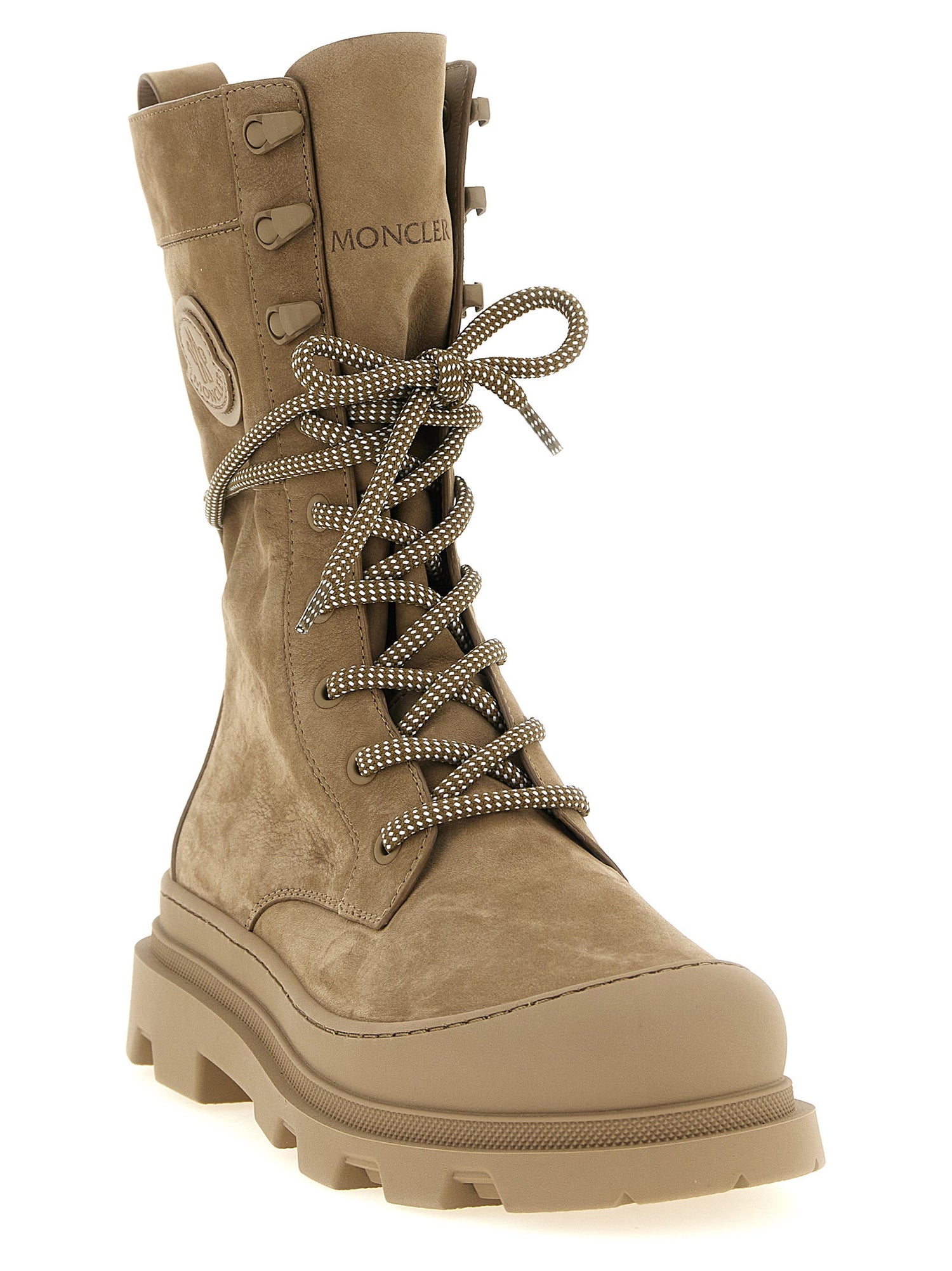Moncler Vera High Boots Beige