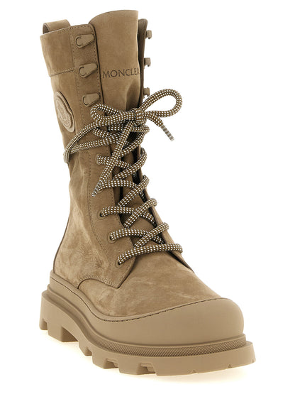 Moncler Vera High Boots Beige
