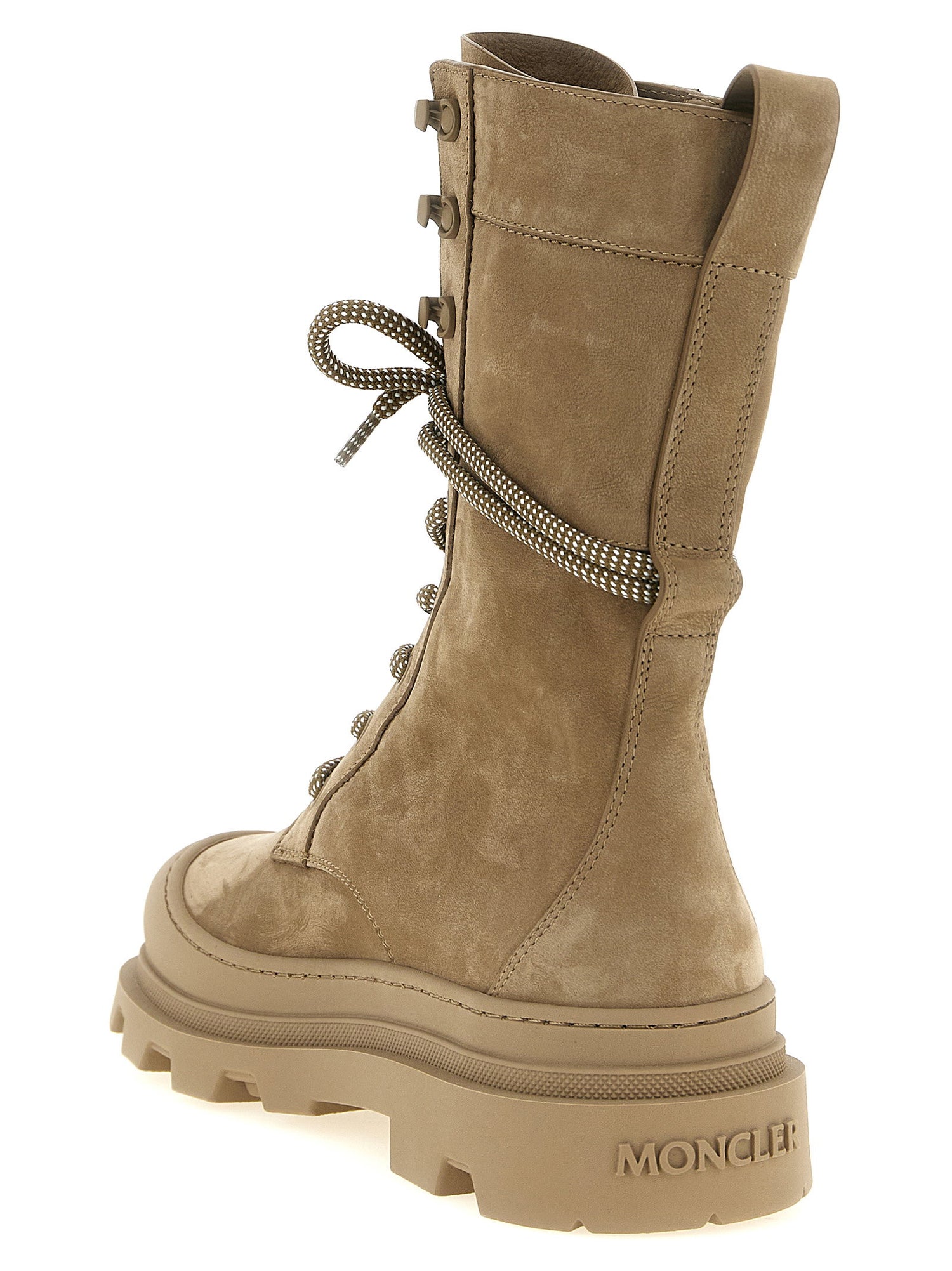 Moncler Vera High Boots Beige