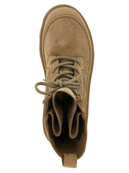 Moncler Vera High Boots Beige