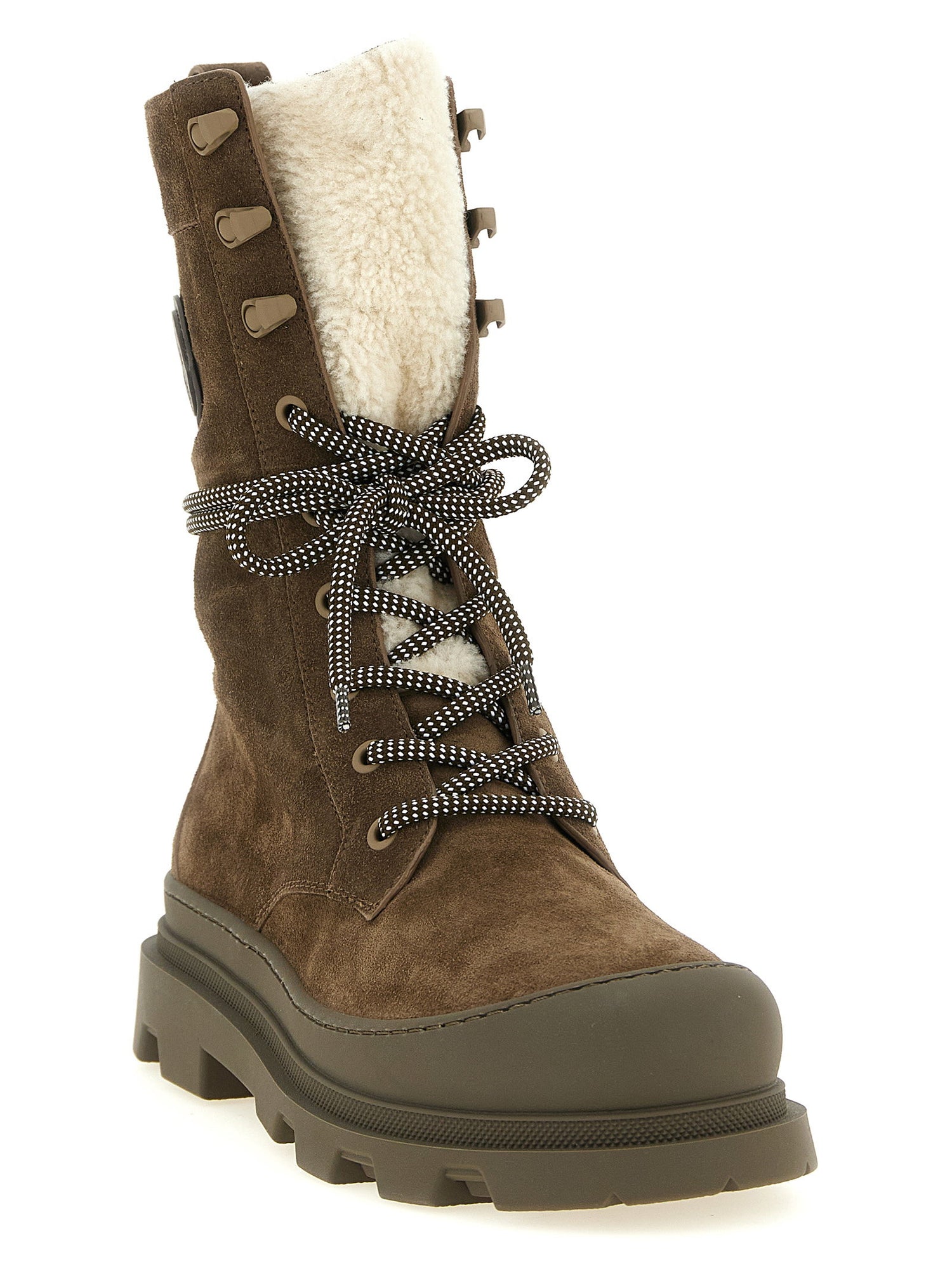 Moncler Vera High Boots Brown