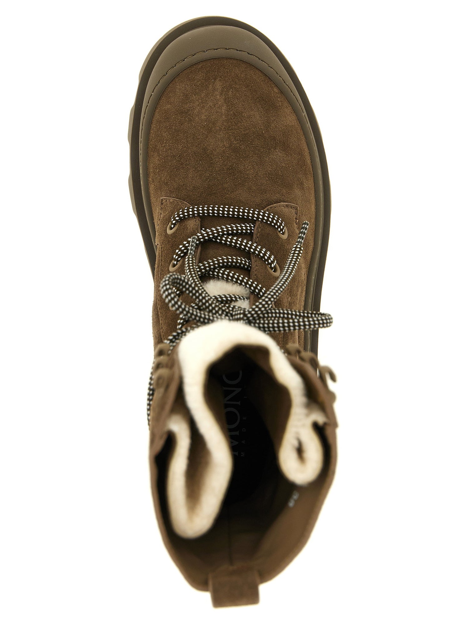Moncler Vera High Boots Brown