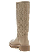 Moncler Kickstream High Rain Boots Beige