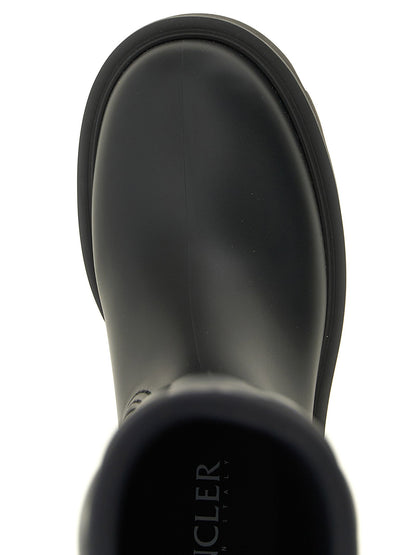 Moncler Kickstream High Rain Boots Black