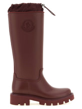 Moncler Kickstream High Rain Boots Bordeaux