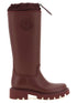 Moncler Kickstream High Rain Boots Bordeaux